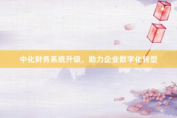 中化财务系统升级，助力企业数字化转型